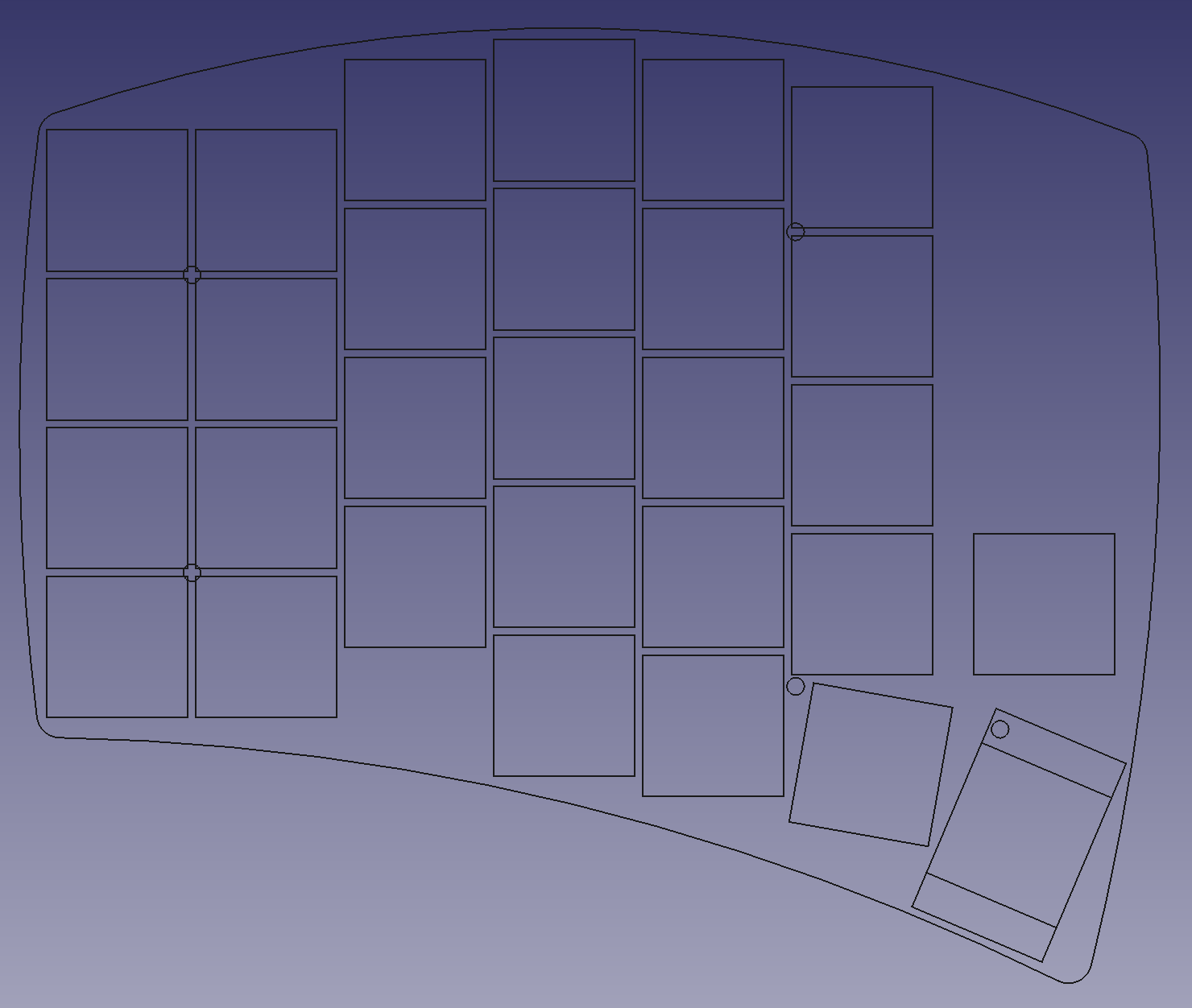 The keyboard layout