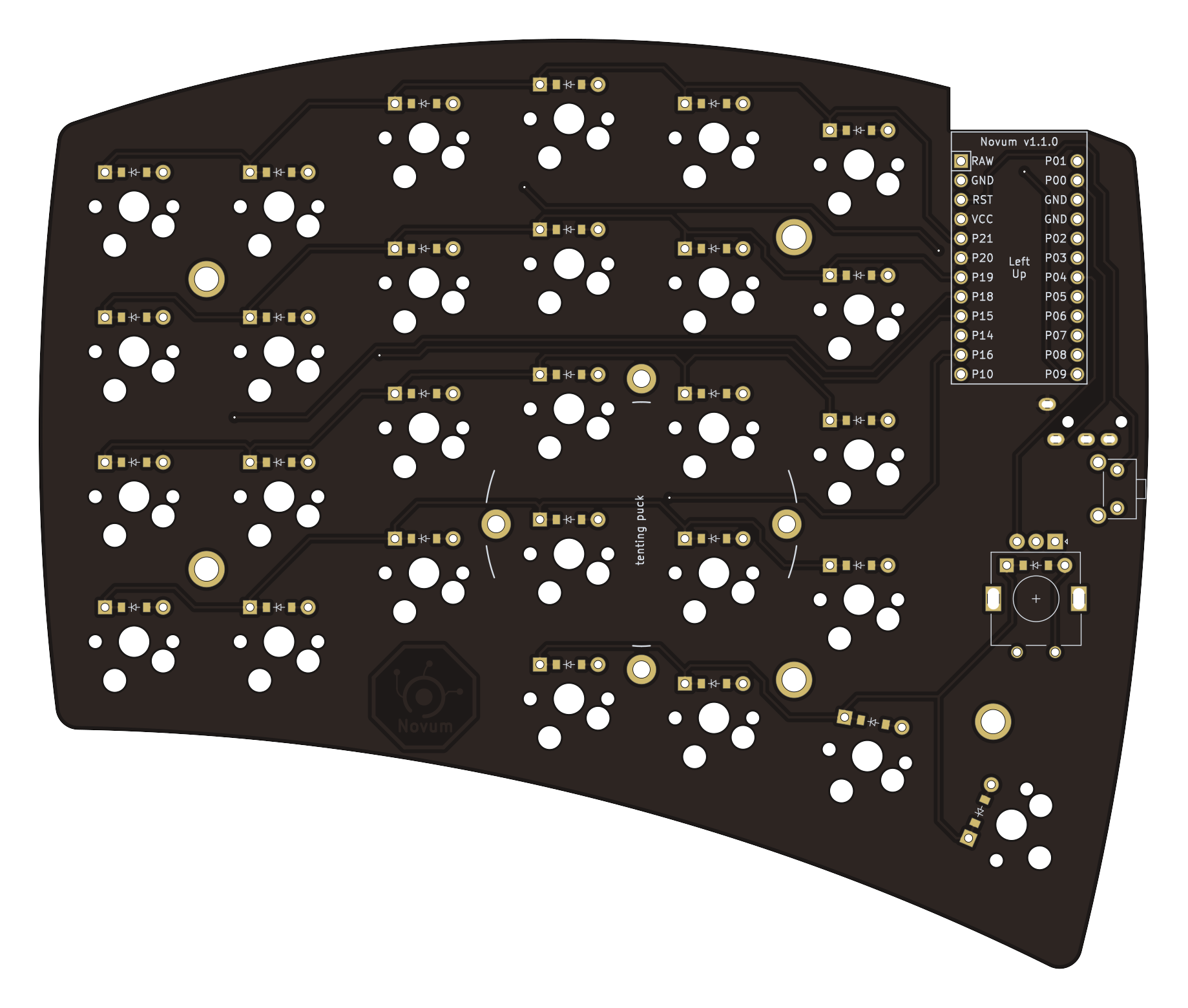 The left PCB